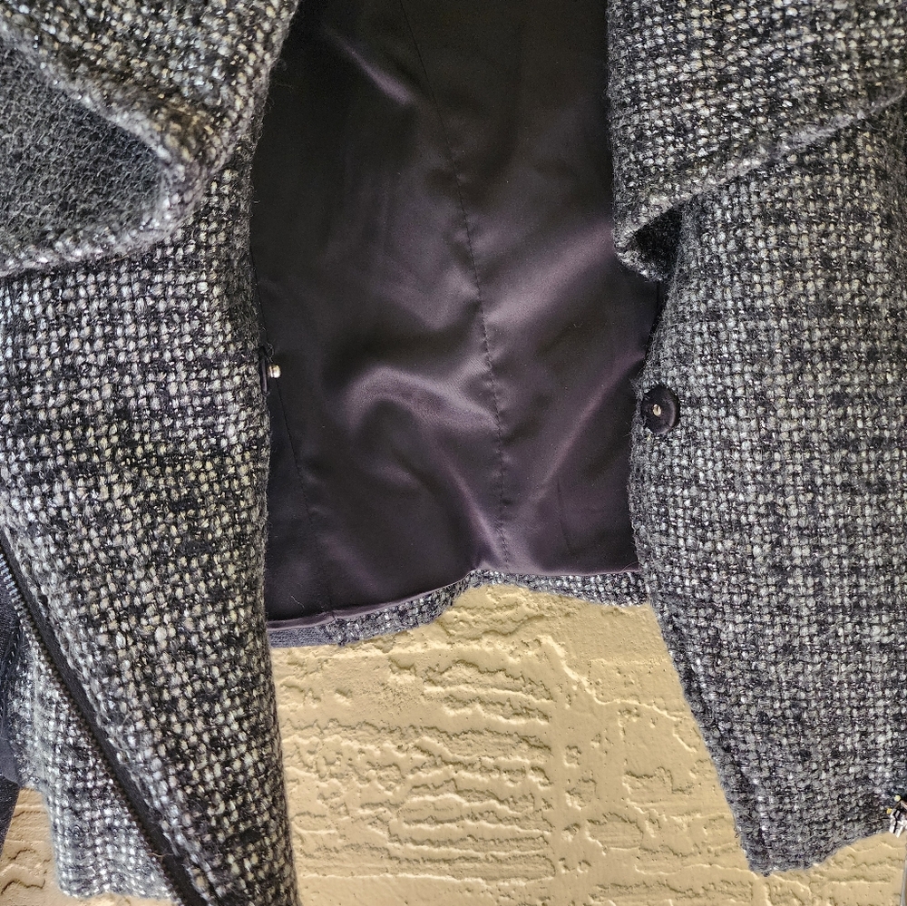 Cache Wool Jacket Black And Gray - image 5